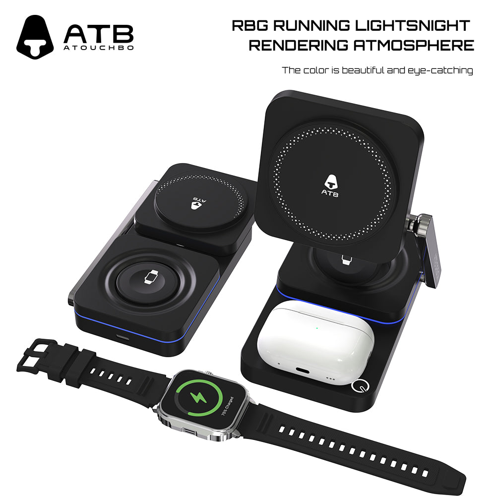 Desktop 3-in-1 Wireless Charging T6