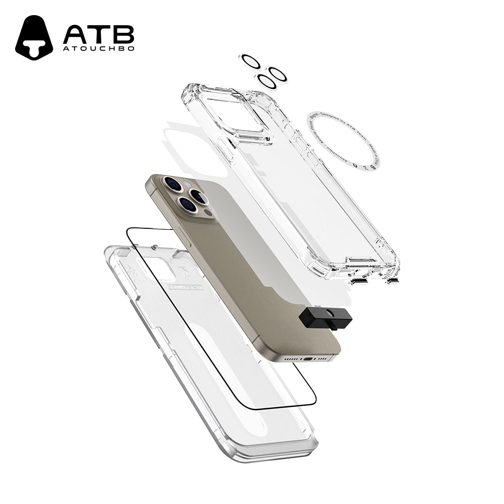 Diamond Super Transparent Anti-Drop HD Tempered Film Set (with Crystal Shield Artifact)