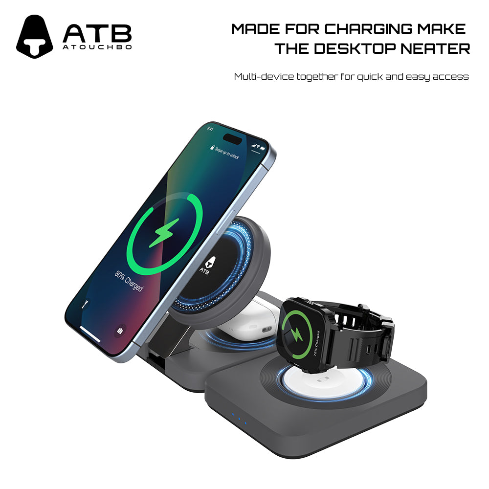 Desktop 3IN1  wireless charging T9QI2