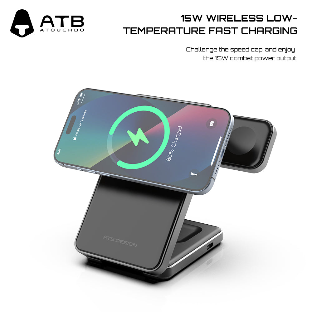 3-in-1 Wireless Charging Stand M8