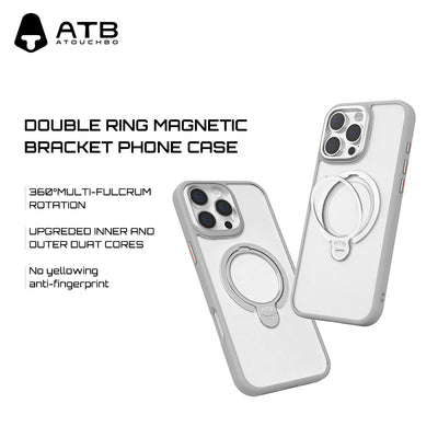 ATB Top Series Double ring magnetic Bracket phone case