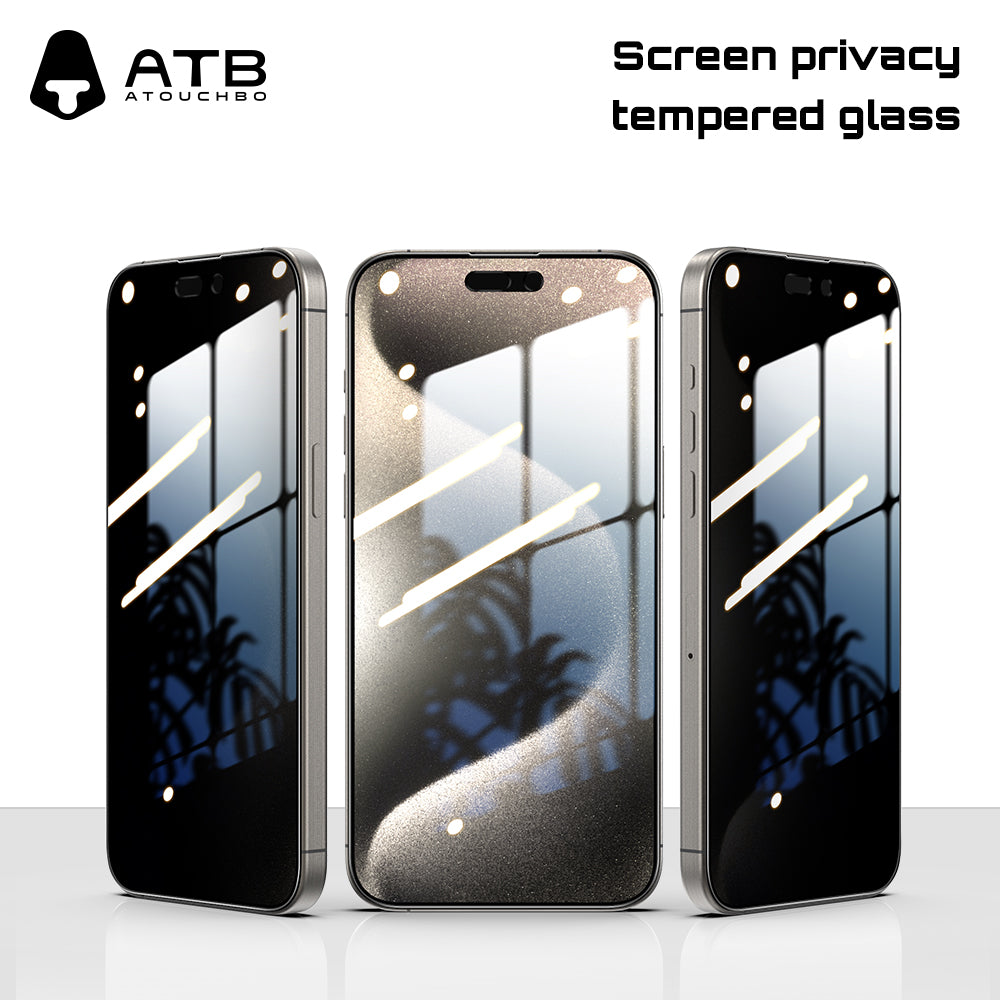 Diamond ultra-clear anti-drop anti-peep tempered film set (without installation frame)