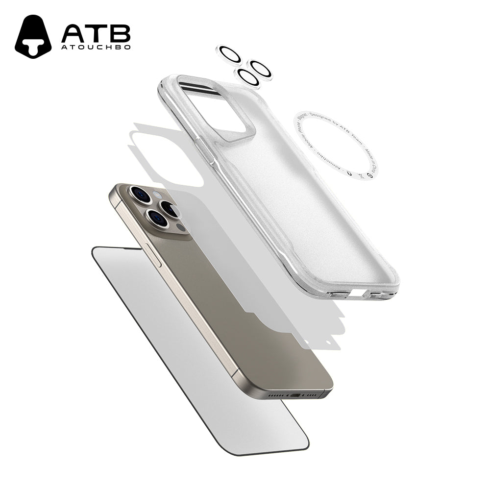 Matte anti-fingerprint anti-privacy tempered film set (without artifact)