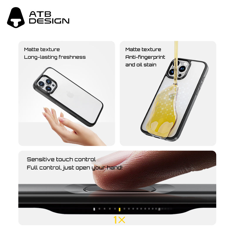 ATB Top Series Crystal Clear 2.0 Skin Smooth Phone Case