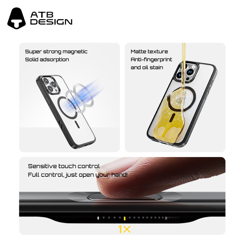 ATB Top Series Crystal Clear 2.0 Skin Smooth Phone Case