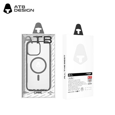 ATB Top Series Crystal Clear 2.0 Skin Smoot  Magnetic Bracket Phone Case