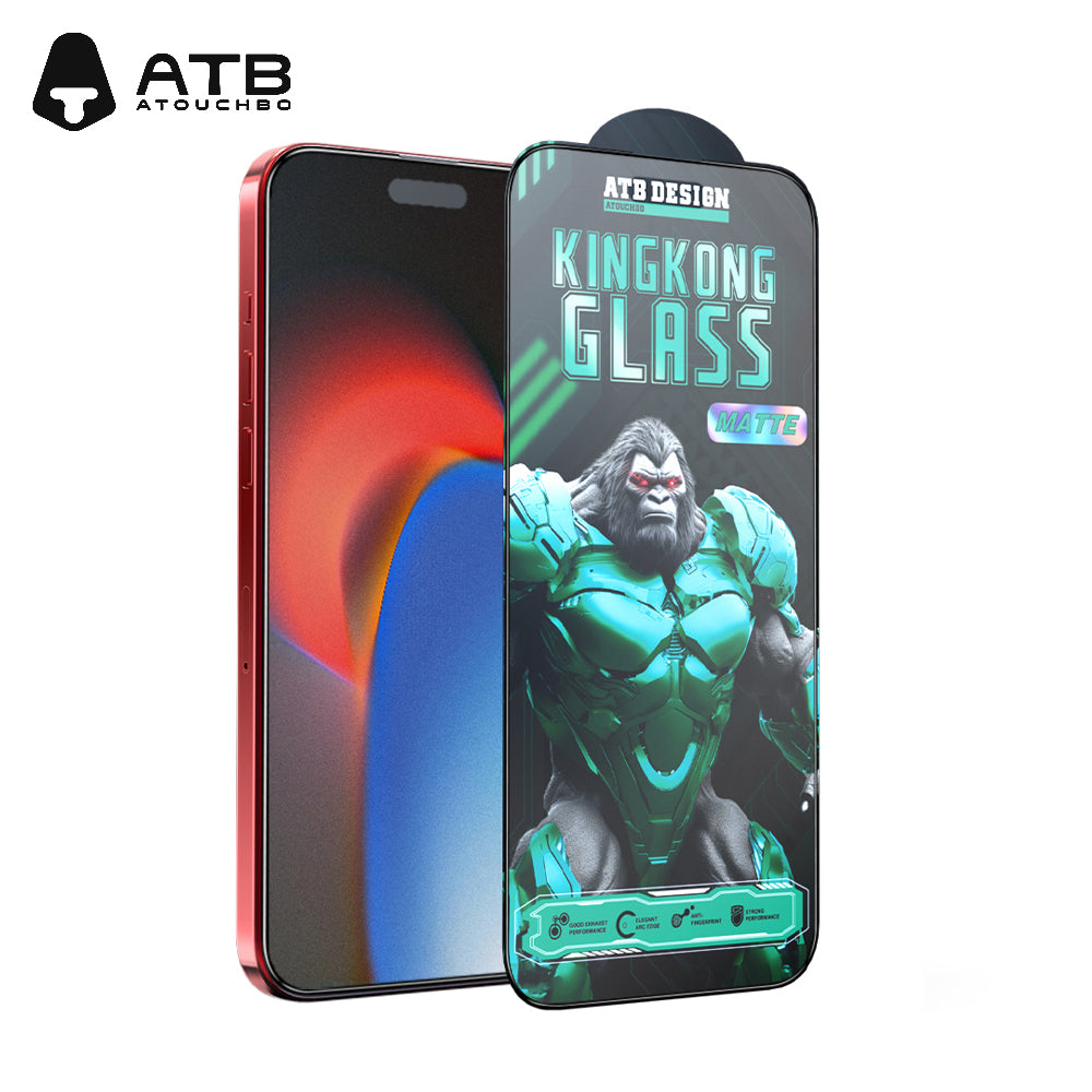 Atouchbo Wholesale King Kong Armor Tempered HD Glass Screen Protector X Series For iPhone 15 Series