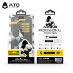 Hardigita Vitro Facila Instala Kadra Gardilo Ilaro Privateca Ekranprotektilo por iPhone 15 14 13 12 11 Pro Max Plus X XS XR SE
