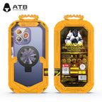 Atouchbo 2023 Nova Dezajno Akrila Magsaf Milda TPU+PC Telefona Kazo kun Ringtenilo por IPhone 14 kazo 13 15 Pro Max