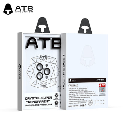 ATB TOP Series Aluminum alloy imitation step eagle eye lens with dual color/ATB white polygonal positioning plate