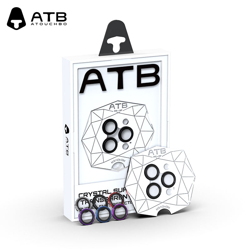 ATB TOP Series Aluminum Alloy Imitation Step Eagle Eye Lens with Dual Color / ATB White Polygonal Positioning Plate