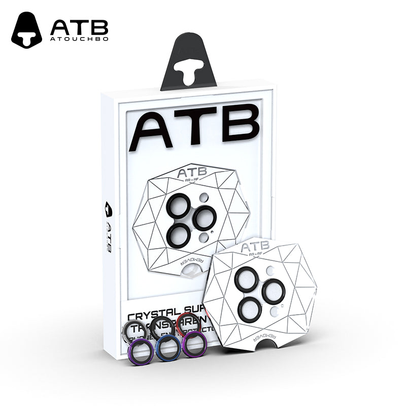 ATB TOP Series Aluminum alloy imitation step eagle eye lens with dual color/ATB white polygonal positioning plate