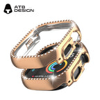 ATB Titan Serio Tegita unukolora skeletigita kesto kun ununura vico da diamantoj