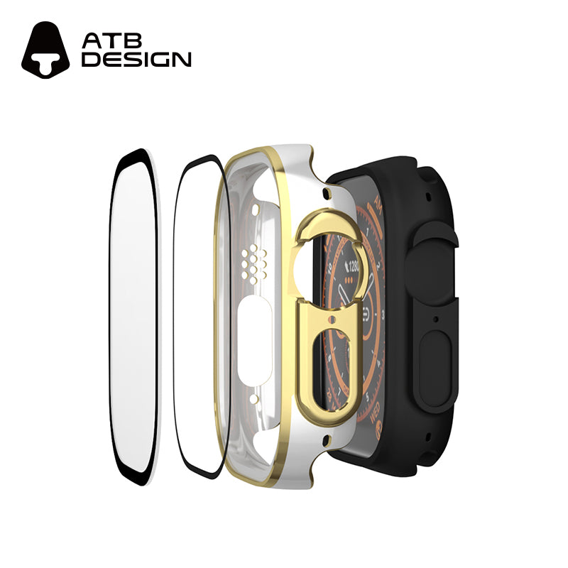 ATB Titan Series Plated two-tone waterproof one-piece case