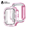 ATB Titan Series plated monochrome double-row diamond one-piece case