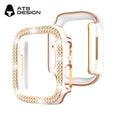 ATB Titan Series plated two-tone double-row diamond skeleton case