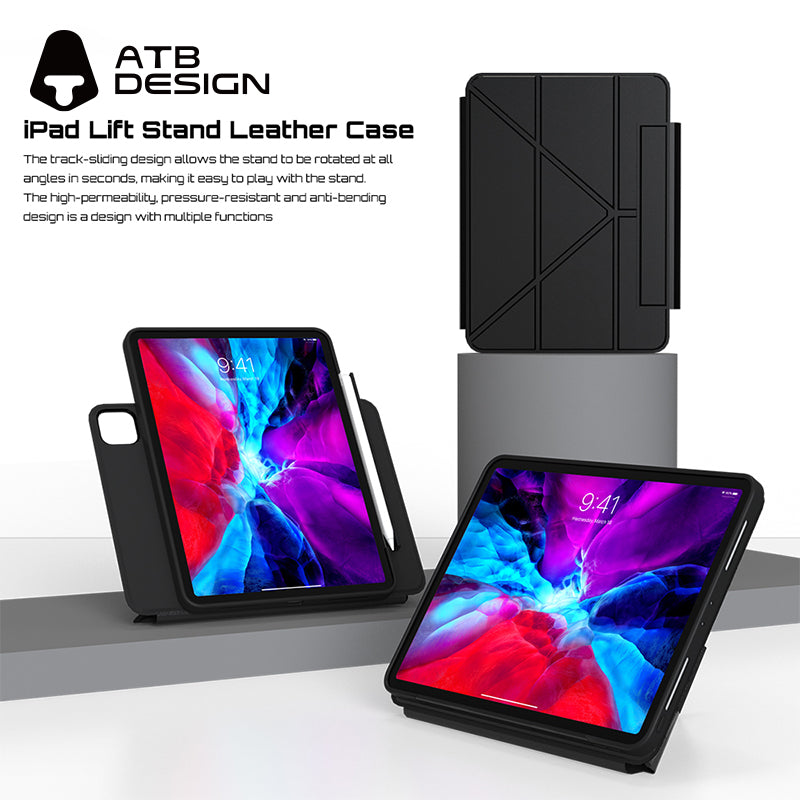 ATB Titan Series iPad Lifting Stand Leather Case