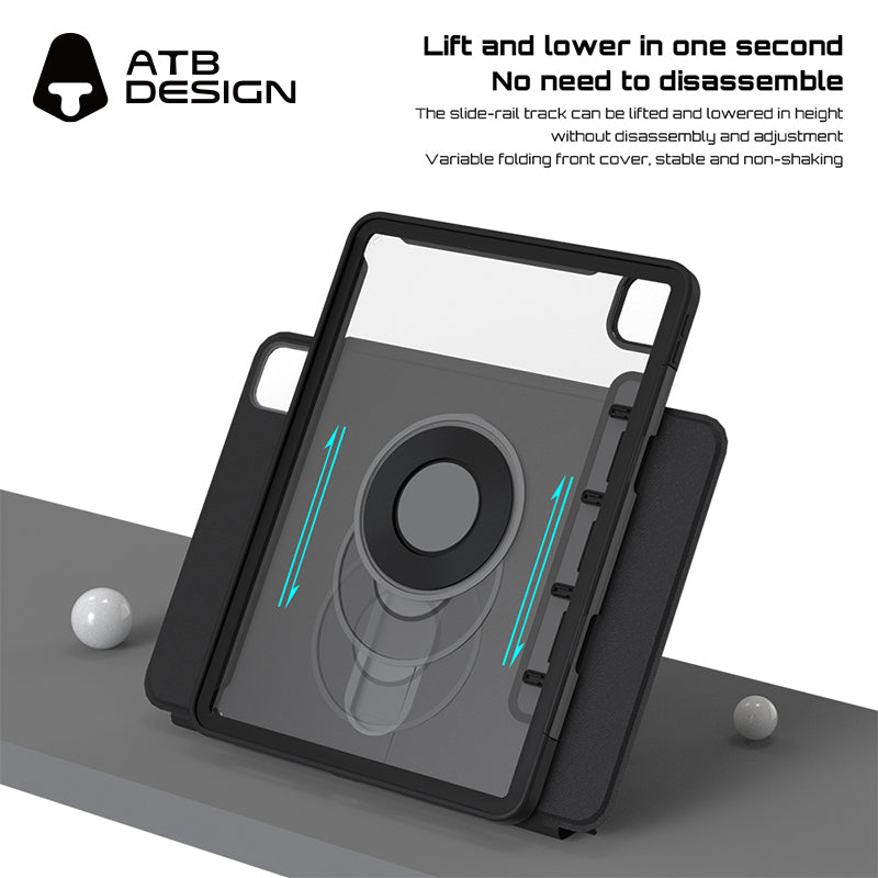 ATB Titan Series iPad Lifting Stand Leather Case