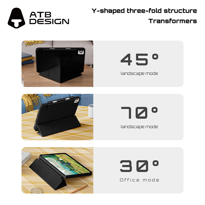 ATB Titan Series iPad Lifting Stand Leather Case