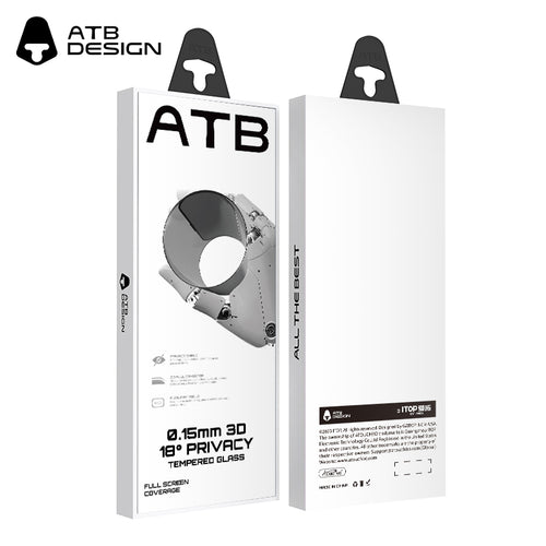 0.15mm 3D 18° Privacy Tempered Glass