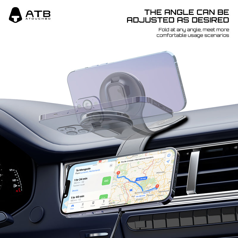 Velcro magnetic wireless charging stand