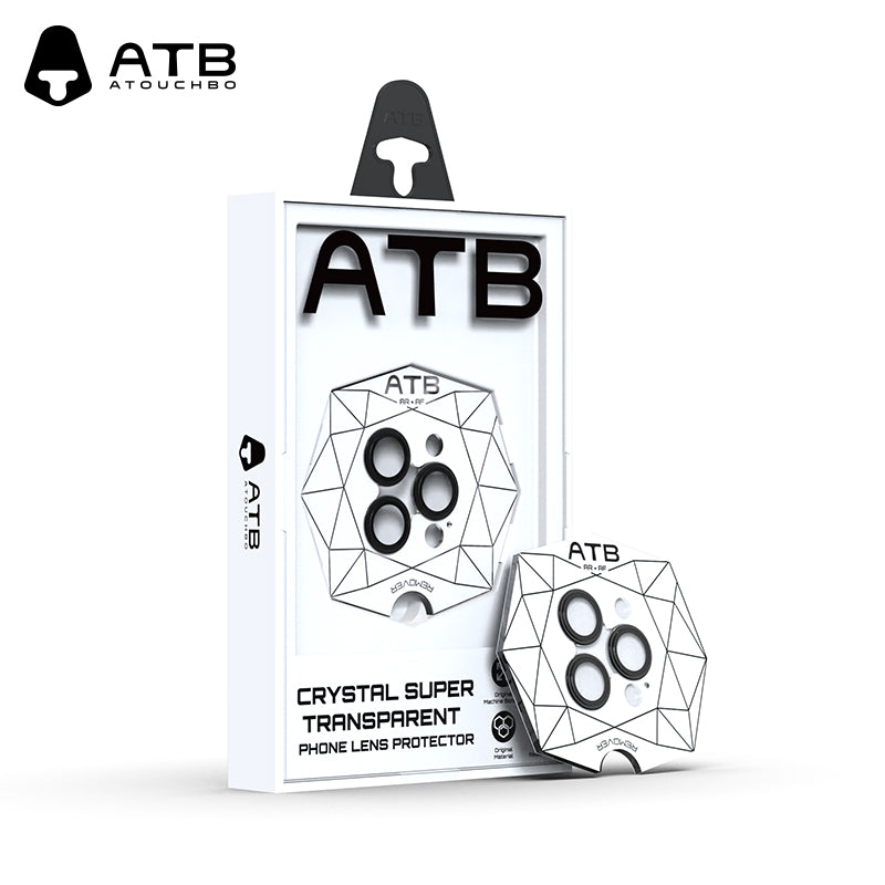 ATB TOP Series Aluminum Alloy Imitation Step Eagle Eye Lens with Dual Color / ATB White Polygonal Positioning Plate