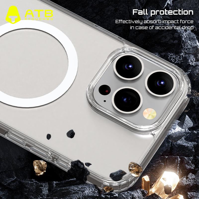 ATB Titan Series Transparent 2-in-1 Magnetic Phone Case