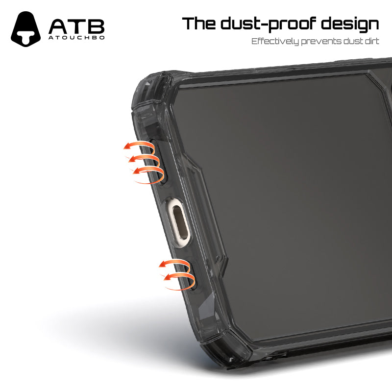 ATB Zeus Series Three generations of crystal diamond case（Transparent black 1.5）