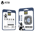ATBCarbon Fibra Akvorezista Horloĝkazo por iPhone Apple Watch Kovrilo 40mm 45mm Kovrokazo