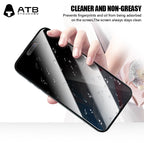 ATB Rex Serio 360° Kvarflanka Kontraŭrigarda Hardita Vitro/Rex Ruĝa Fundplato