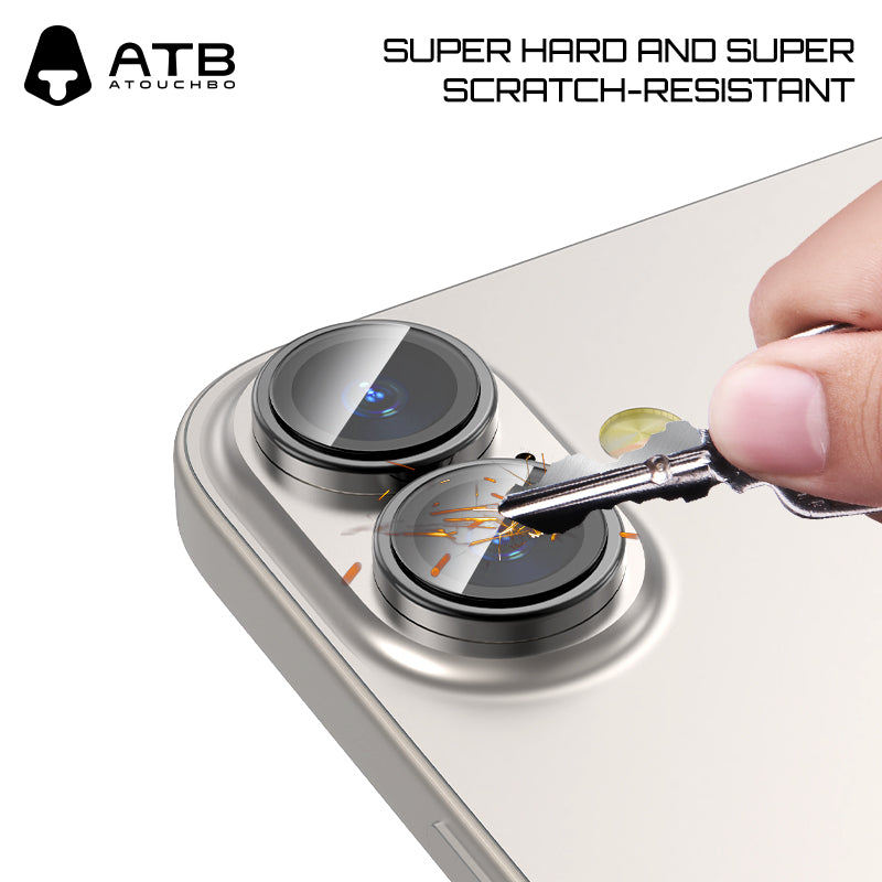 ATB TOP Series Aluminum Alloy Imitation Step Eagle Eye Lens with Dual Color / ATB White Polygonal Positioning Plate