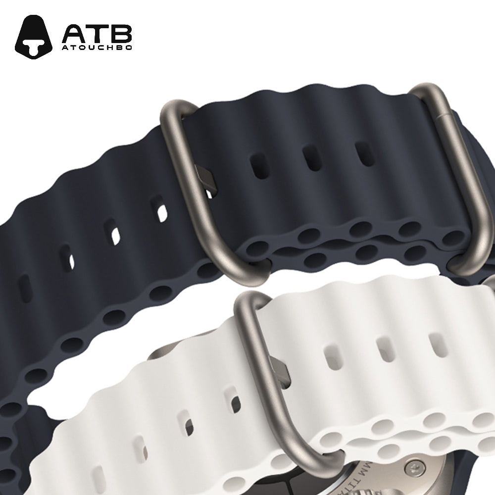 ATB Silicone Breathable Sport Watch Band for Apple Watch Ultra