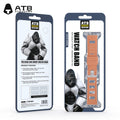 ATB Sweatproof Square Hole 38MM 40MM 49MM Silicone Watch Band For Apple iPhone Watch SE Strap