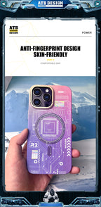 2023 Nova Dezajno Akrila Magsaf Mola TPU+PC Mekanika Elementa Telefona Kazo Por IPhone 14 Magneta Telefona Kazo