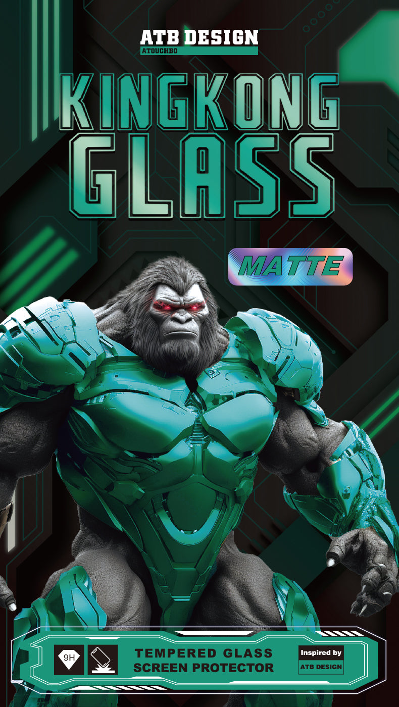 Atouchbo Wholesale King Kong Armor Tempered HD Glass Screen Protector X Series For iPhone 15 Series