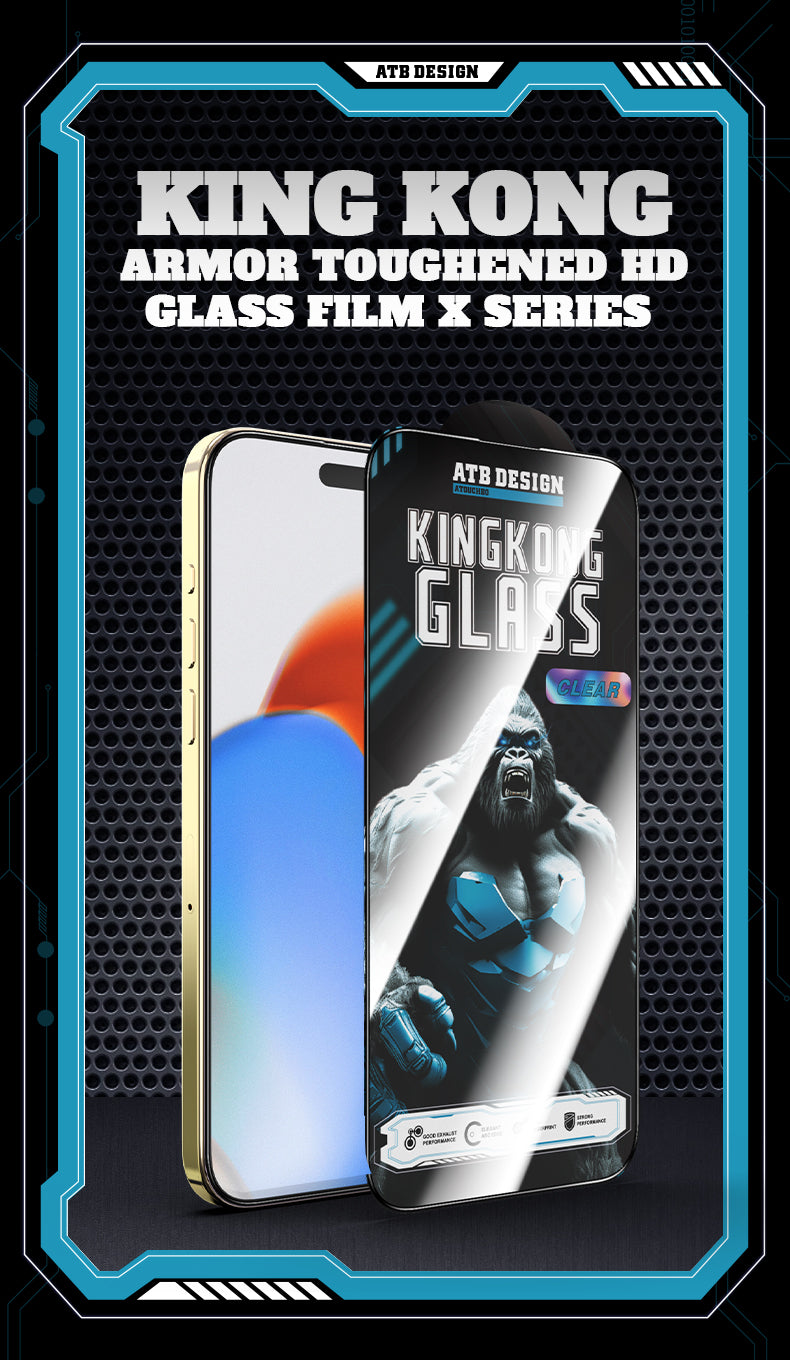 touchbo Wholesale King Kong Armor Toughened HD Glass Film X Series For iPhone 15 Series Samsung Huawei VIVO OPPO