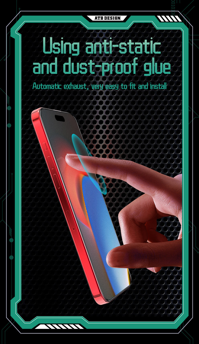 Atouchbo Wholesale King Kong Armor Tempered HD Glass Screen Protector X Series For iPhone 15 Series