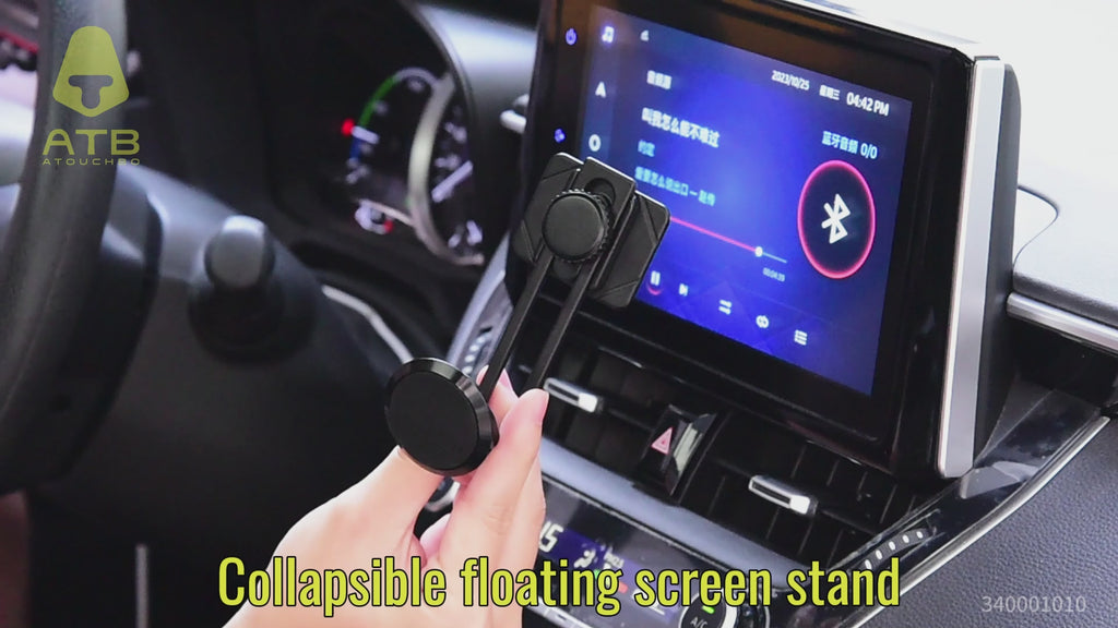 Metal Magnetic Car Mobile Phone Holder Folding Magnet Cell Phone Stand in Car GPS Support For Phone 360 degree rotatable Mount