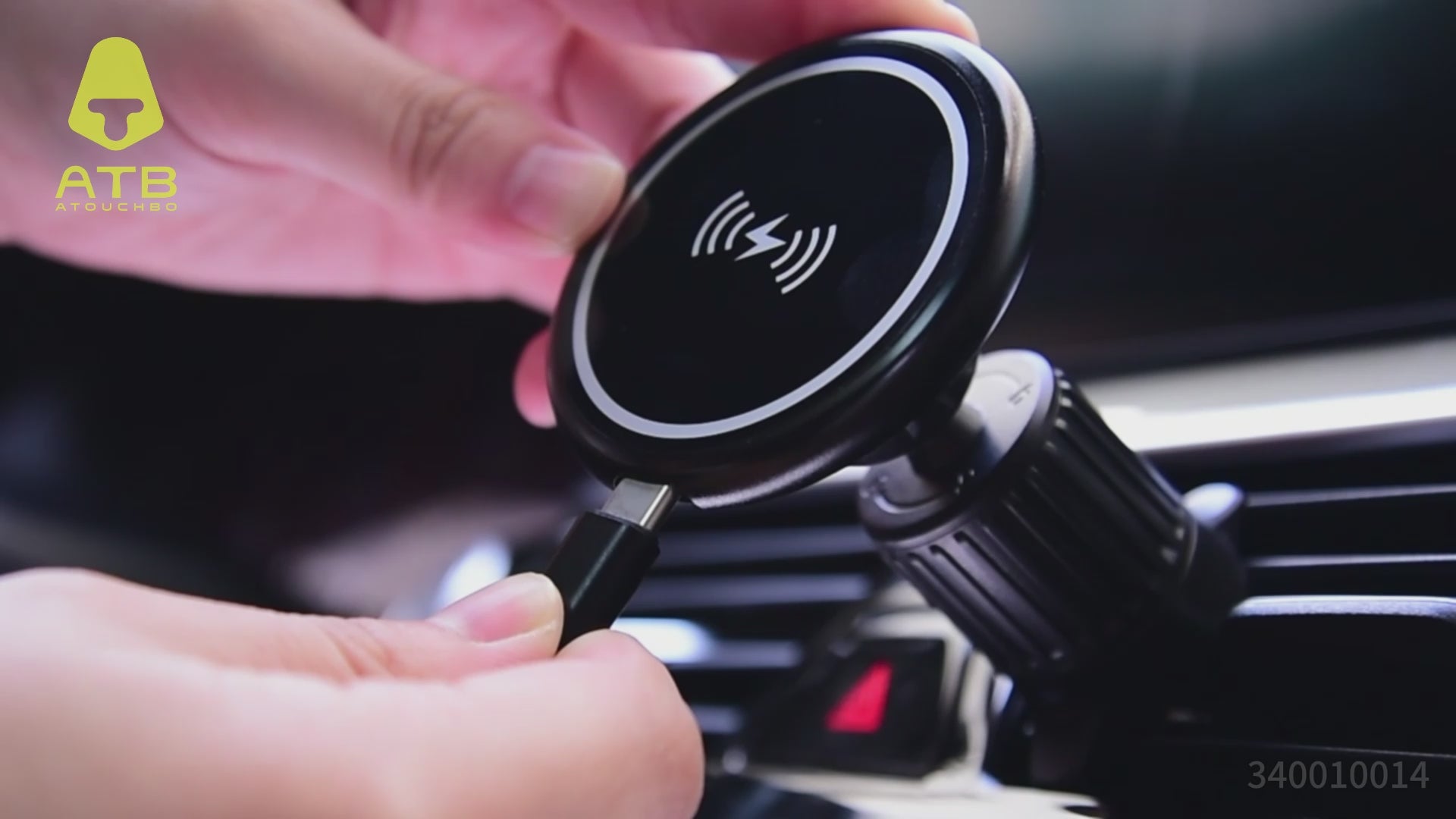 ATB Universal ABS Portable Strong Magnetic Mobile Phone Stand Car Mount Air Vent Phone Holder