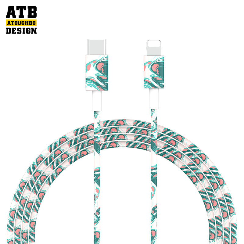 ATB Strong Anti Snap Micro Usb 1M Data Cable For Iphone Usb Cable 2022 Fast Charging Cable
