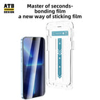 Plena Kovro HD Hardita Vitro kun Facilaj Instala Iloj Ekrankurtenilo