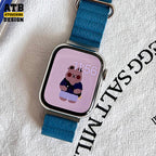 ATB Ŝvitimuna Kvadrattrua 38MM 40MM 49MM Silikona Horloĝa Rimeno por Apple Iphone Watch Se Strap-copy
