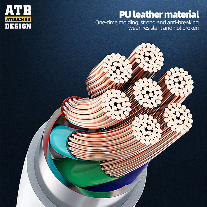 ATB Charger Data Cable 3A Usb A To C Cable C Type Usb Cable For Mobile Phone And Tablet