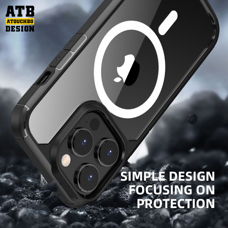 ATB Armor SeriesHigh transparent backplate phone case For iPhone 14 (magnetic version)