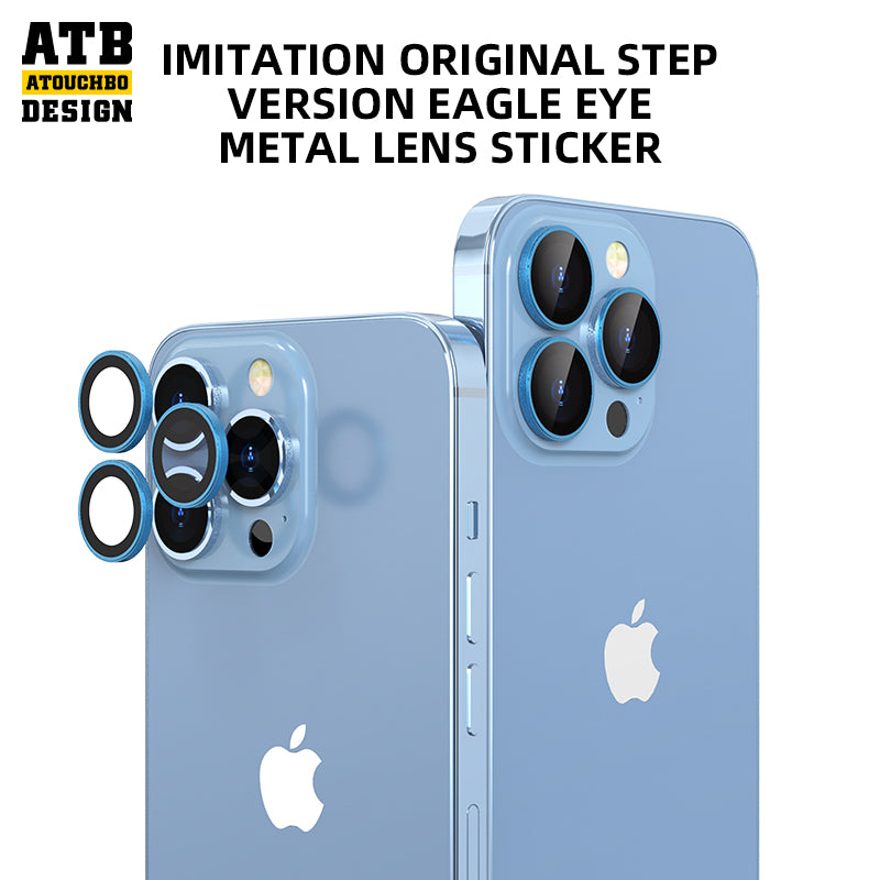 Imitation original step version eagle eye metal lens sticker +Metal for iPhone Camera Lens Protector