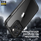 ATB Kiras-SerioAlta travidebla malantaŭplata telefonujo por iPhone 14