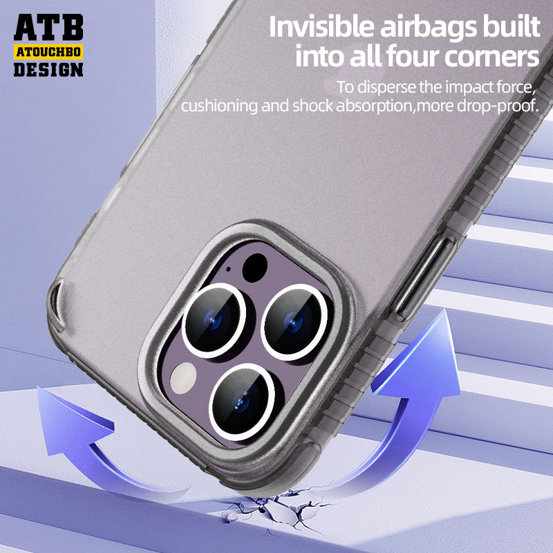 ATB matte transparent skin feel Anti-shock phone case For Iphone 14