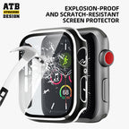 Elektroplatita Duobla Kolora Inteligenta Horloĝa Korpokovrilo por Apple Watch Se/ Ultra/ 8 Korpokovrilo