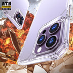 ATB 1.5mm Kirasa Travidebla Kovrilo por Iphone 14 Pro Max Poŝtelefona Kovrilo