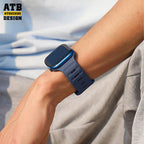 Atouchbo T-Buckle Sport-Seria Horloĝrubando Spirebla Silikona Sporta Horloĝrubando por Apple iWatch SE/ Ultra/ 8